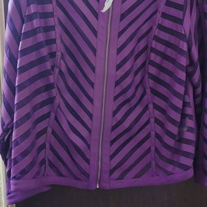 Brand New without tags Faux Leather and mesh jacket